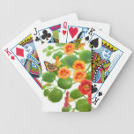 El jardín de la capuchina florece naipes cartas de juego