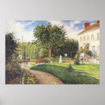 El jardín de Les Mathurins, Camille Pissarro Poster