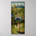 El jardín de placeres terrestres poster