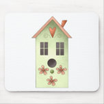 El jardín del gramo · Birdhouse verde Tapetes De Raton