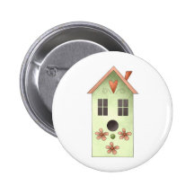 El jardín del gramo · Birdhouse verde Pin