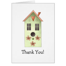 El jardín del gramo · Birdhouse verde Felicitaciones