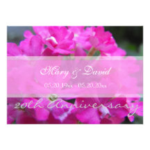 el jardín rosado precioso florece aniversario de b comunicado personalizado