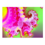 El jardín VI de Emma · Arte del fractal · Monzón Tarjeta Postal