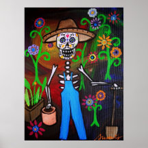 EL JARDINERO DIA DE LOS MUERTOS POSTERS