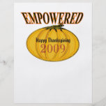 El jGibney 2009Empowed feliz de la serie del artis Flyer Personalizado