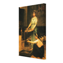 El ~ John William Waterhouse de dioses del hogar Lona Estirada Galerías