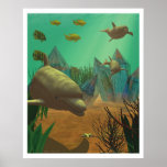 El jugar en los campos cristalinos posters