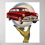 El kitsch Bitsch: Gráfico #1 del coche del vintage Impresiones