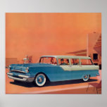 El kitsch Bitsch: Gráfico del auto del vintage Poster