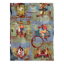 El kitsch Bitsch: Kitsch destruido Bitsch Pin-UPS Tarjeta Postal
