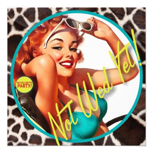 El kitsch Bitsch: ¡No casarse todavía! Invitaciones Personales