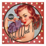 El kitsch Bitsch: ¡No casarse todavía! Invitación Personalizada