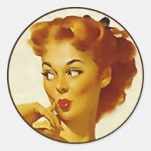 El kitsch BItsch: Retratos Pin-Para arriba Etiqueta