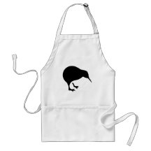 El kiwi todos los negros y todos los blancos Nueva Delantales