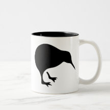 El kiwi todos los negros y todos los blancos Nueva Tazas De Café