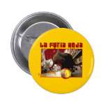 El La Furia Roja Raging Bull Futbol defiende 2008 Pins
