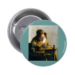 El Lacemaker de Juan Vermeer (circa 1670) Pin