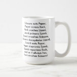 El Lagarto-Spock gobierna la taza