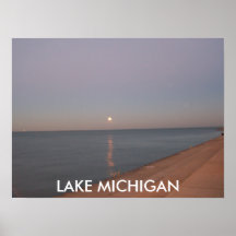 EL LAGO MICHIGAN POSTER
