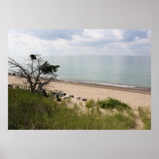 El lago Michigan Posters