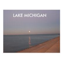 EL LAGO MICHIGAN TARJETAS POSTALES