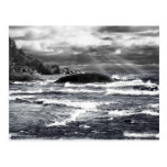 El lago Superior Lightrays Tarjeta Postal