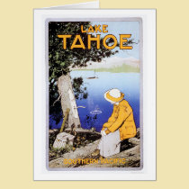 El lago Tahoe tarjetas