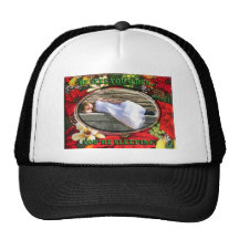 ÉL LE VE CUANDO USTED ESTÁ DURMIENDO GORROS BORDADOS