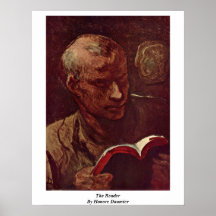 El lector de Honore Daumier Impresiones