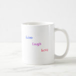 El lema de la vida taza
