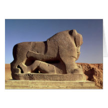 El león de Babilonia Tarjetón