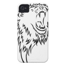 El león de Zion iPhone 4 Case-Mate Cárcasa