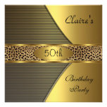 El leopardo negro del oro invita a la 50.a fiesta  anuncios personalizados