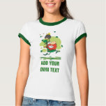El Leprechaun corriente añade su propio texto camisetas