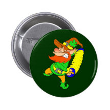 El Leprechaun de St Patrick que juega música Pins