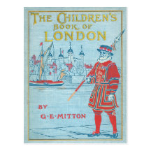 El libro de niños de la postal de Londres