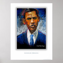 El líder Barack Obama Poster