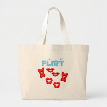 El ligar besando los labios bolsa de mano