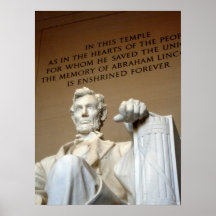 El Lincoln memorial - Washington, DC Posters