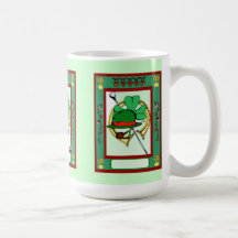 El llevar del verde tazas de café