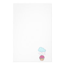El llover asperja en la magdalena papeleria personalizada