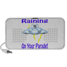 El llover en su desfile altavoces de viaje