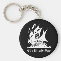 el logotipo del barco pirata de la bahía del pirat llaveros personalizados