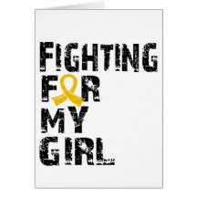 El luchar para mi chica Neuroblastoma 21 Tarjeta