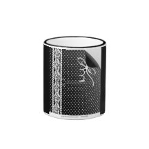 El lunar pela apagado el vidrio de la ilusión tazas de café