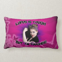 El lupus es duro. Pero soy una almohada más dura