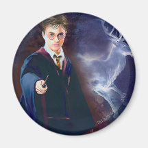 El macho Patronus de Harry Potter Imanes De Nevera