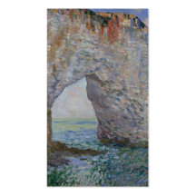 El Manneporte cerca de Étretat - Claude Monet Tarjetas De Visita