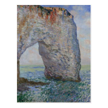 El Manneporte cerca de Étretat - Claude Monet Postales